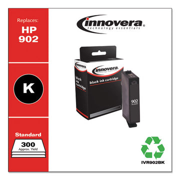 Innovera® Remanufactured Black Ink, Replacement For Hp 902 (t6l98an), 300 Page-yield freeshipping - TVN Wholesale